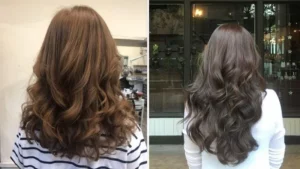 2. Kiểu tóc uốn lọn to – Kiểu tóc uốn đẹp không bị già